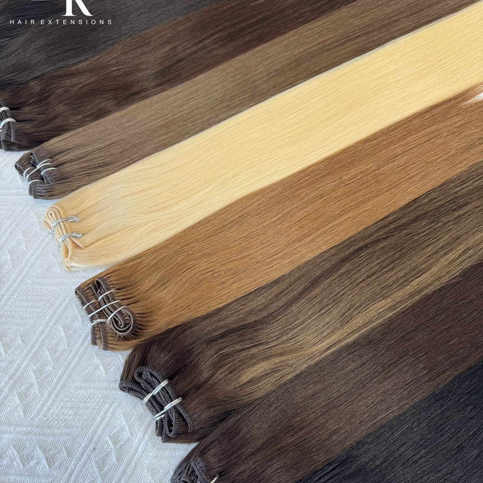 Machine Weft human hair extensions