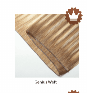 Genius flat weft hair extensions